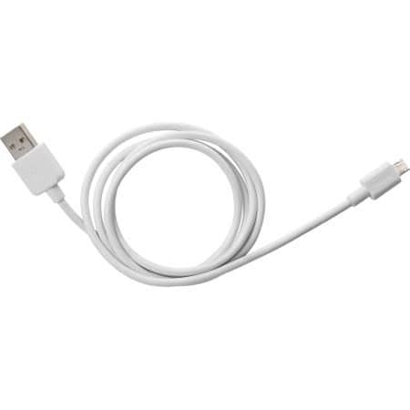 Ventev Essentials By Usb A To Micro Usb Cable 3.3ft, White ECABMCRWHVNV